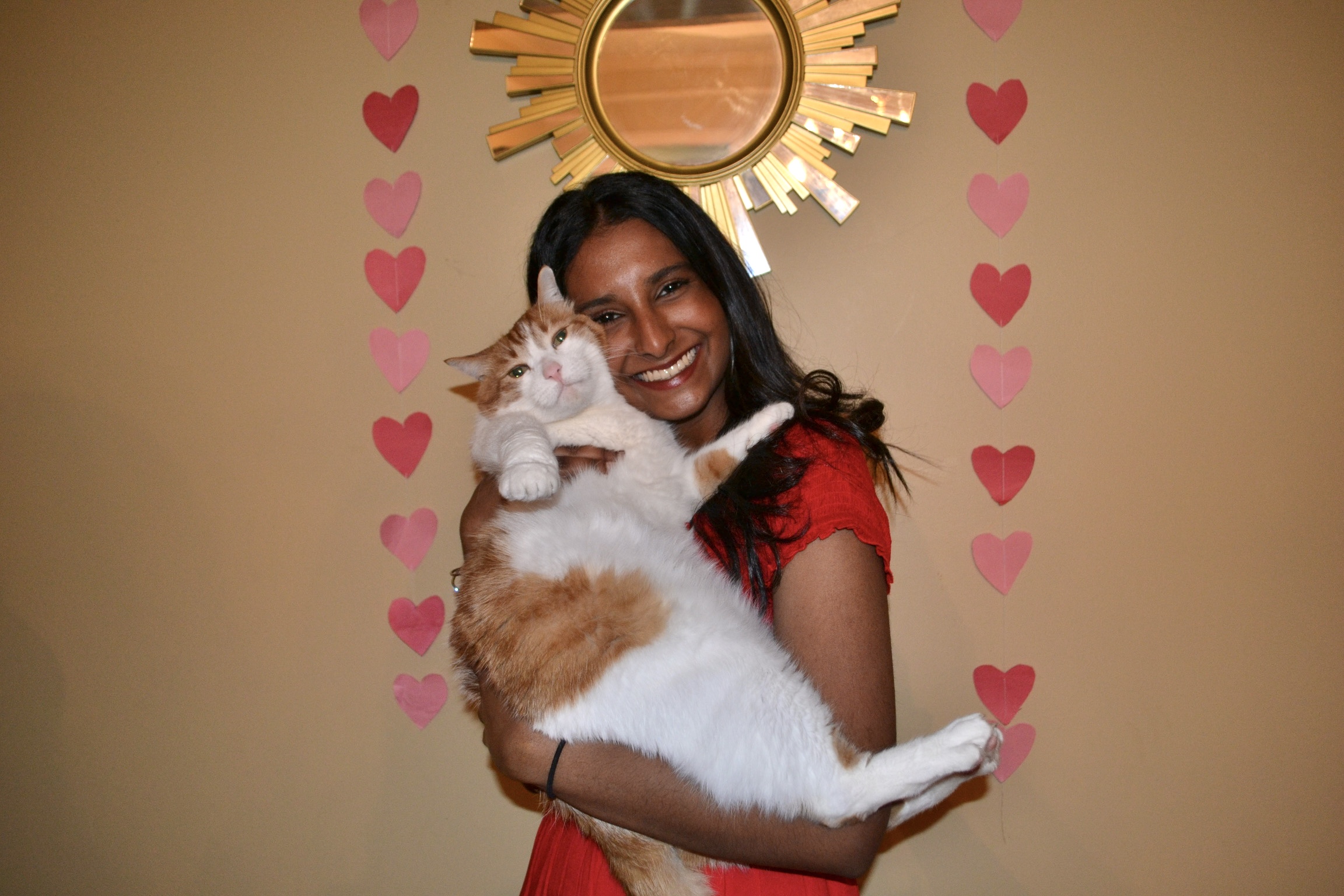 An image of me holding my cat